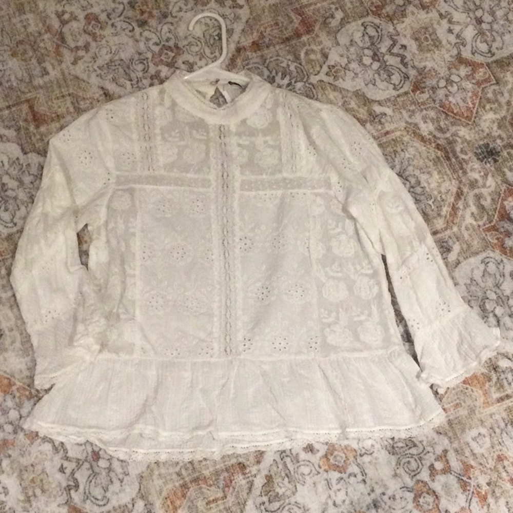 Zara White Top